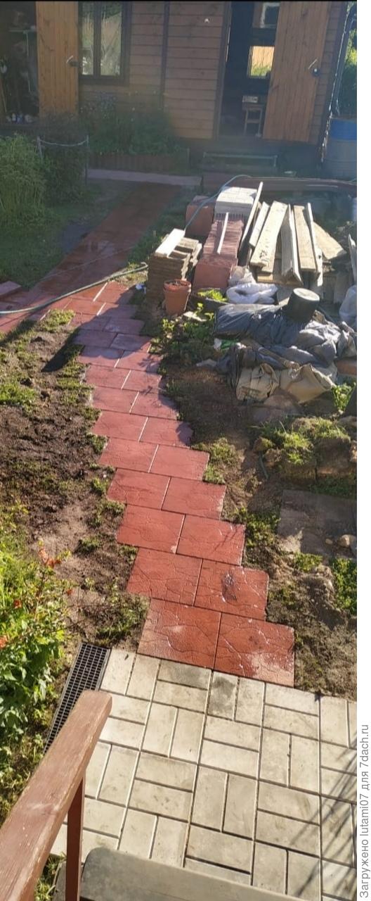 Плитка возле крыльца