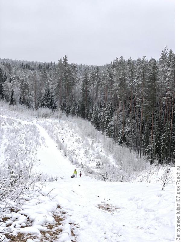 Потом решили кататься с высокой горы