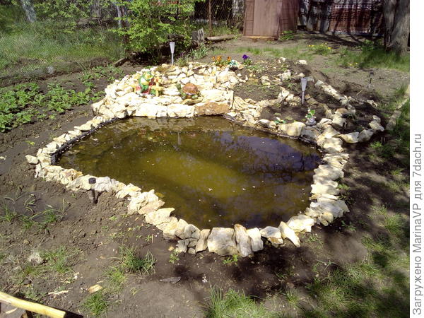 Обустраеваем прудик.