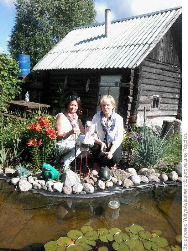 Это  старое фото.Растительность поменялась,а баня там же