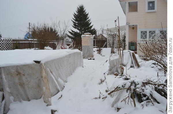 Каркасное укрытие для роз