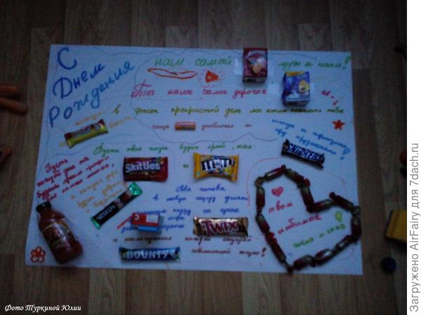 Сладкий плакат.