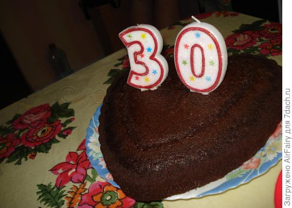 А вот такой шоколадный торт был на мой юбилей)