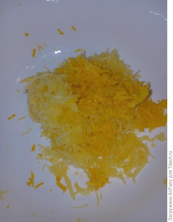 Мякоть по отношению к тыкве другого сорта