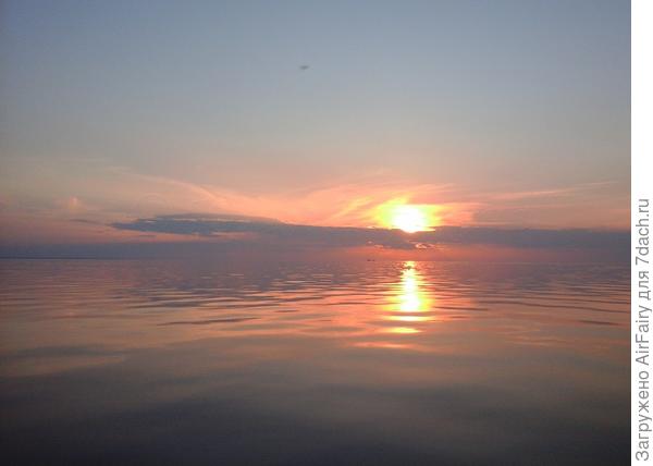 Закат на море