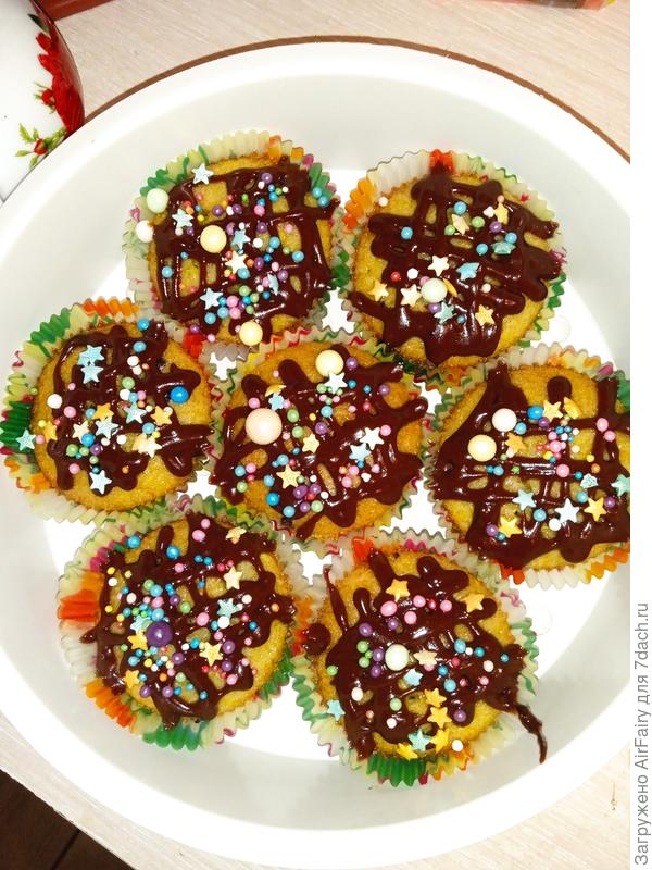 Тыквенные кексики (основа - тыква 'Ворожея')