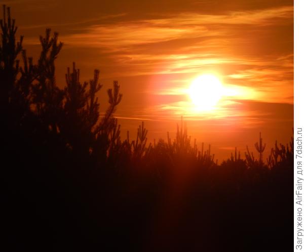 Нечастые жаркие закаты