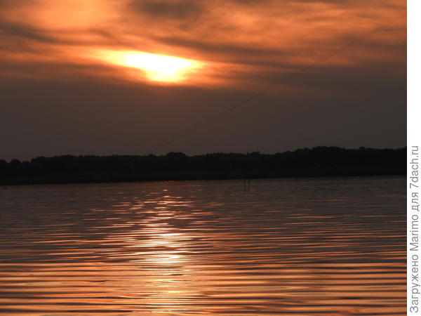 розовый закат