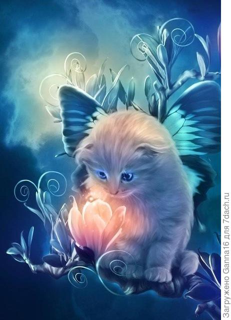 Рисунок из интернета. Я когда его увидела - сразу о тебе подумала.  Это комплект с канвой, стразами, пинцетом и т.д..