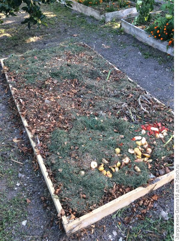 Новая грядка готовится