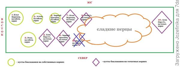 схема посадки