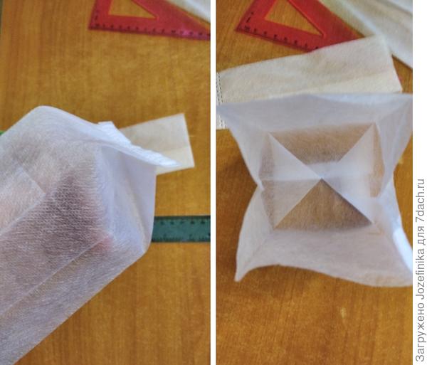 Так &quot;устроены&quot; пакетики. После набивки грунтом они хорошо держат форму и не заваливаются