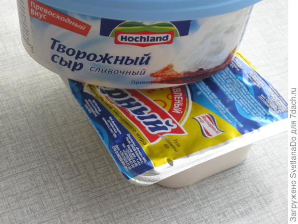 вот эти сырки разминала с авокадо