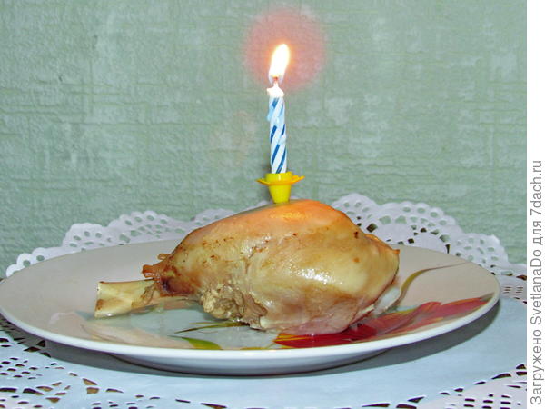 "кусочек" тортика  с Дня рождения Бимаса (10 октября)