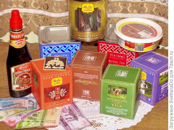 чайные подарки со Шри-Ланки