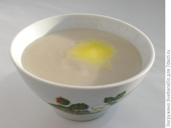 Вот он,овсяный кисель,с маслицем!