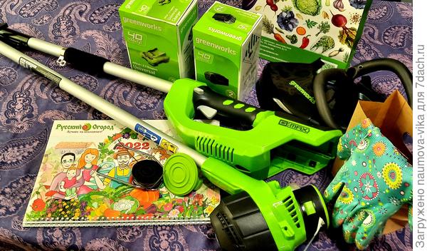 Триммер аккумуляторный Greenworks