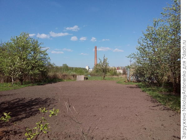 перекопаный огород