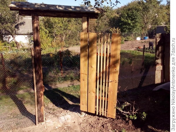 калитка изнутри