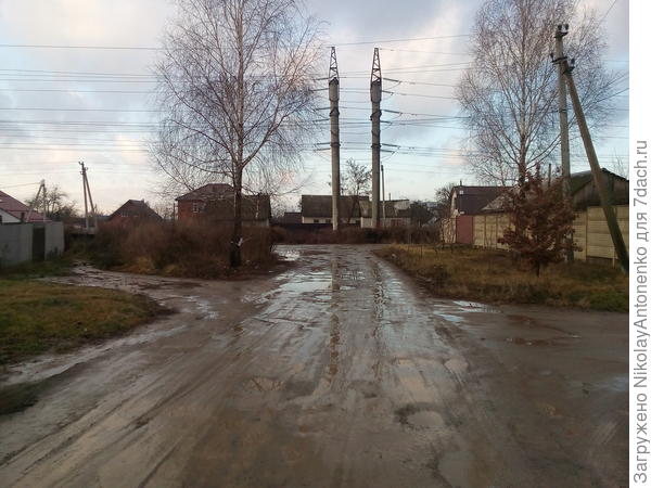 дорога к дачному обществу