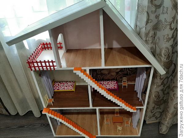 KidKraft Большой кукольный дом Сияние с мебелью 30 элементов