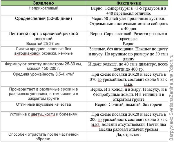 Сравнительный анализ