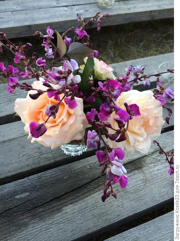 Букетик сегодня срезал... :)