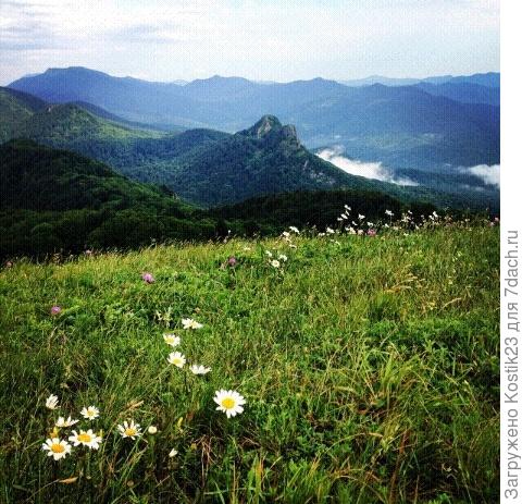Краснрдарский край,Туапсинский район,гора Индюк и горы Два брата,Июнь 2016.