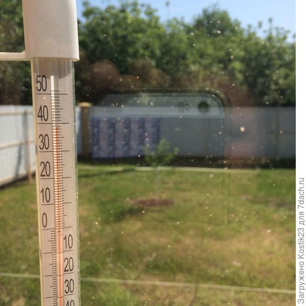 9:40 утра на градуснике +39 :)