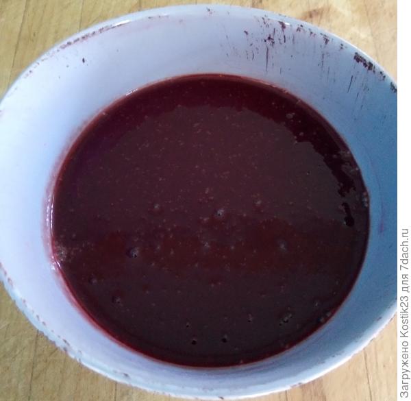 Соус из калины готов