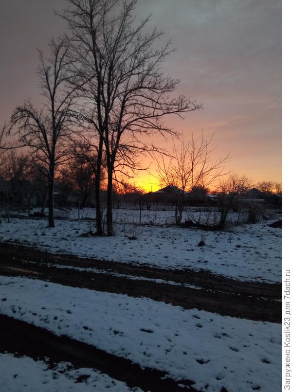 Вчера на закате...