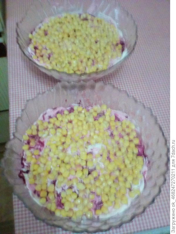 С кукурузой вкус получается пекантней!