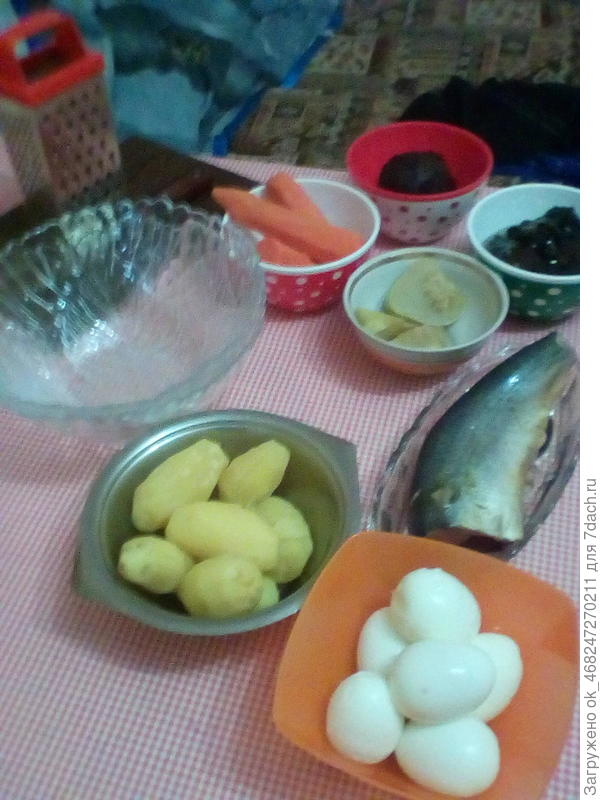 Подготовили продукты