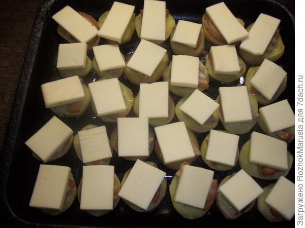 Картофельные лодочки с салом и сыром в духовке. Пошаговый рецепт с фото