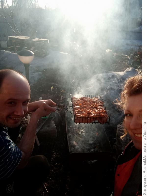 И поджарили себе ужин))