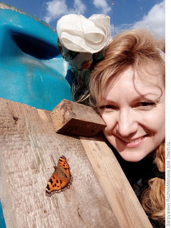 И эту красочную лапотулю поймала в кадр)