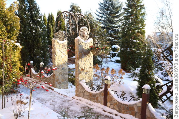 арка с корзинами