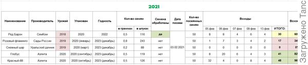 посев семян лука в 2021 году