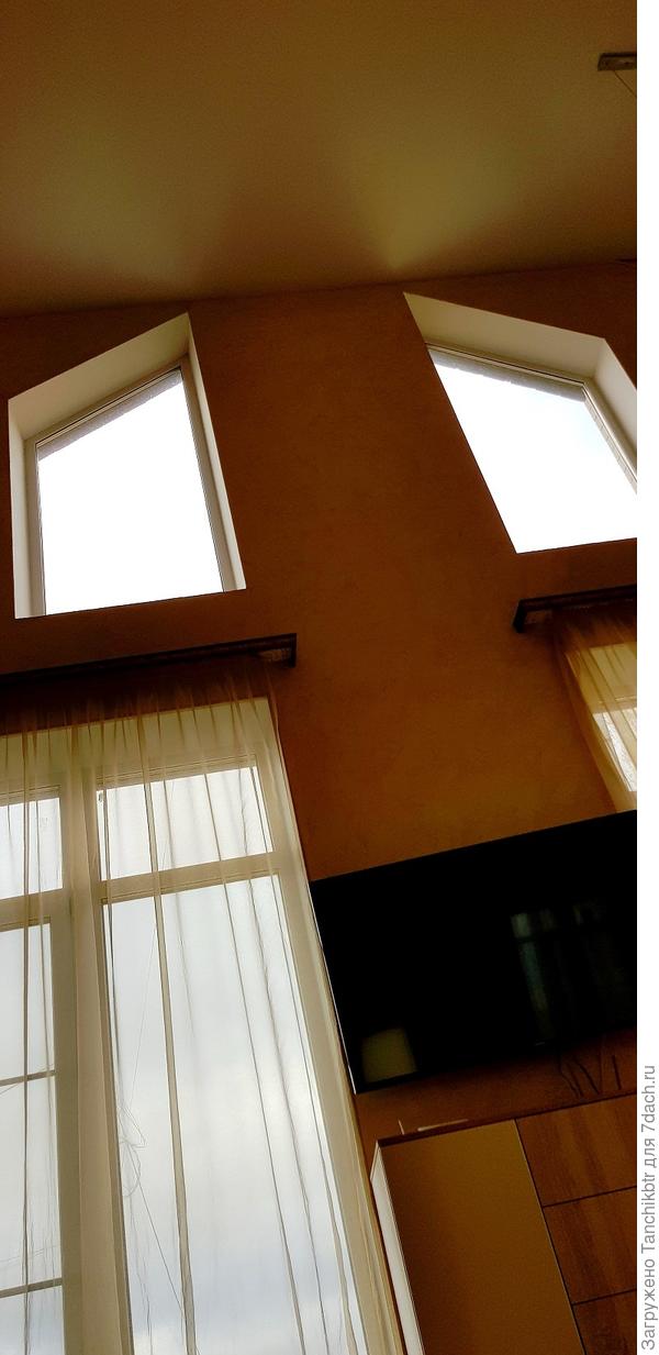 как-то так с потолками))))) за счет &quot;второго света&quot; в кухне-гостиной