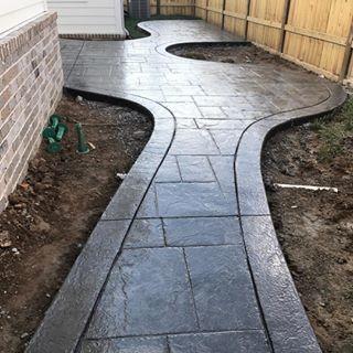 печатный бетон