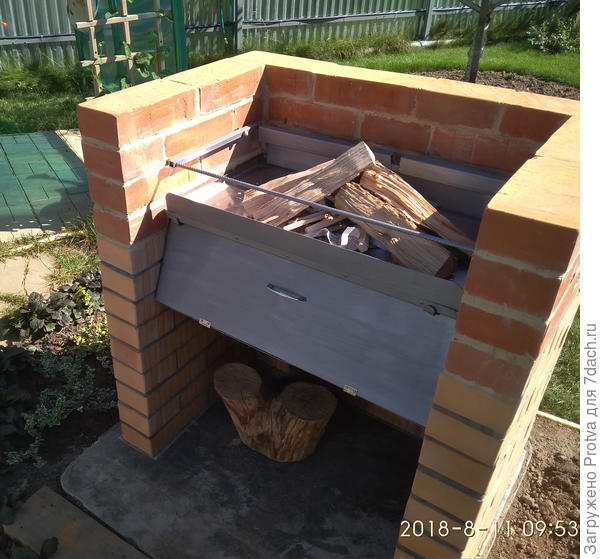 Дверца под очагом это духовка