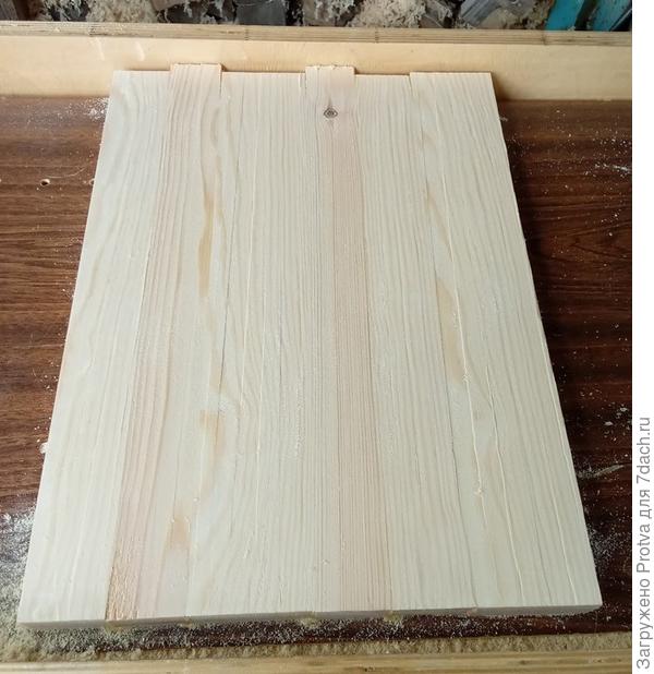 Щит после обработки