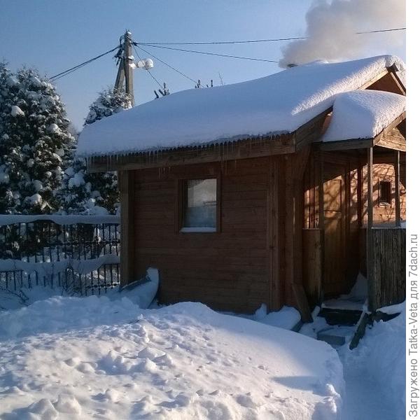 Топится банька