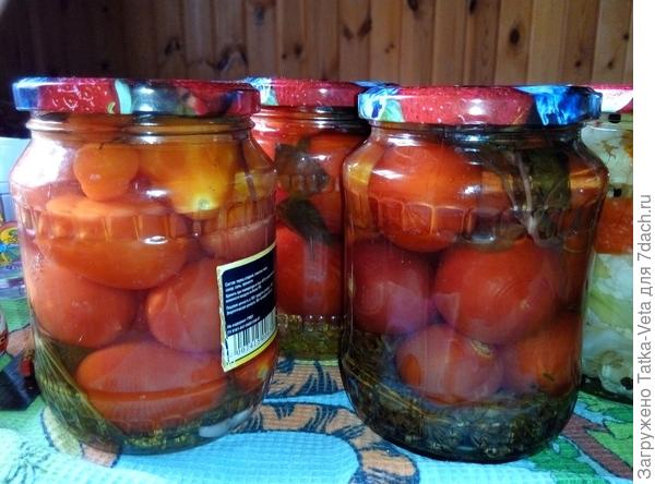 И еще помидорки... люблю их!