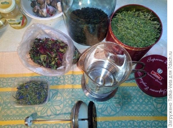 Иван чай с монардой, лавандой и чабрецом