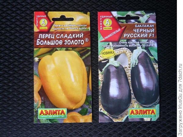 Перец. Баклажан