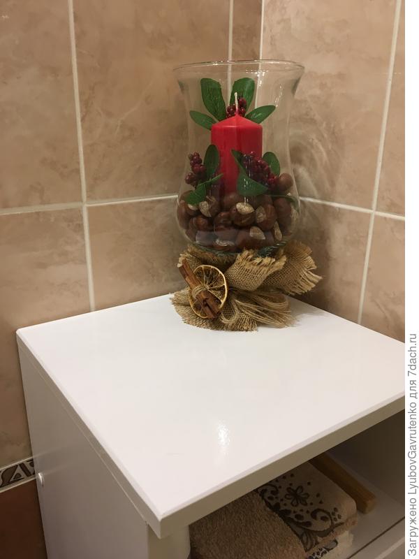 А вот так изменился декор через день...