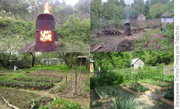 Маааленькие шаги эволюции отдельного кусочка дачи :)