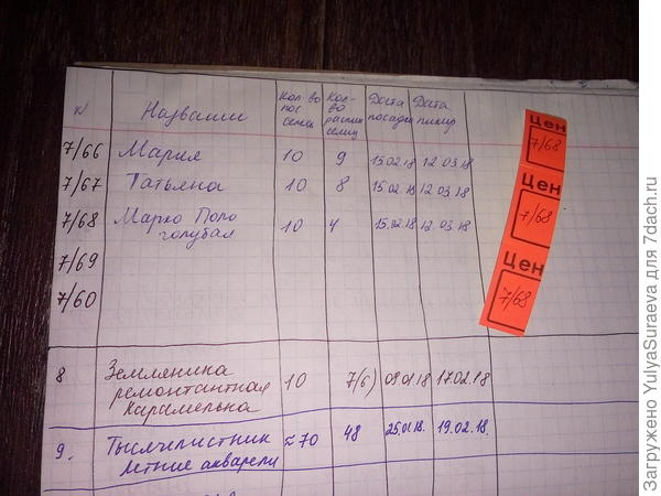 Фиксирую результат в тетрадке. Клею на стаканчики наклейки.
