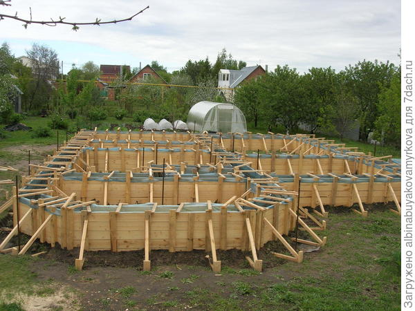 Всё готово к приёму бетона